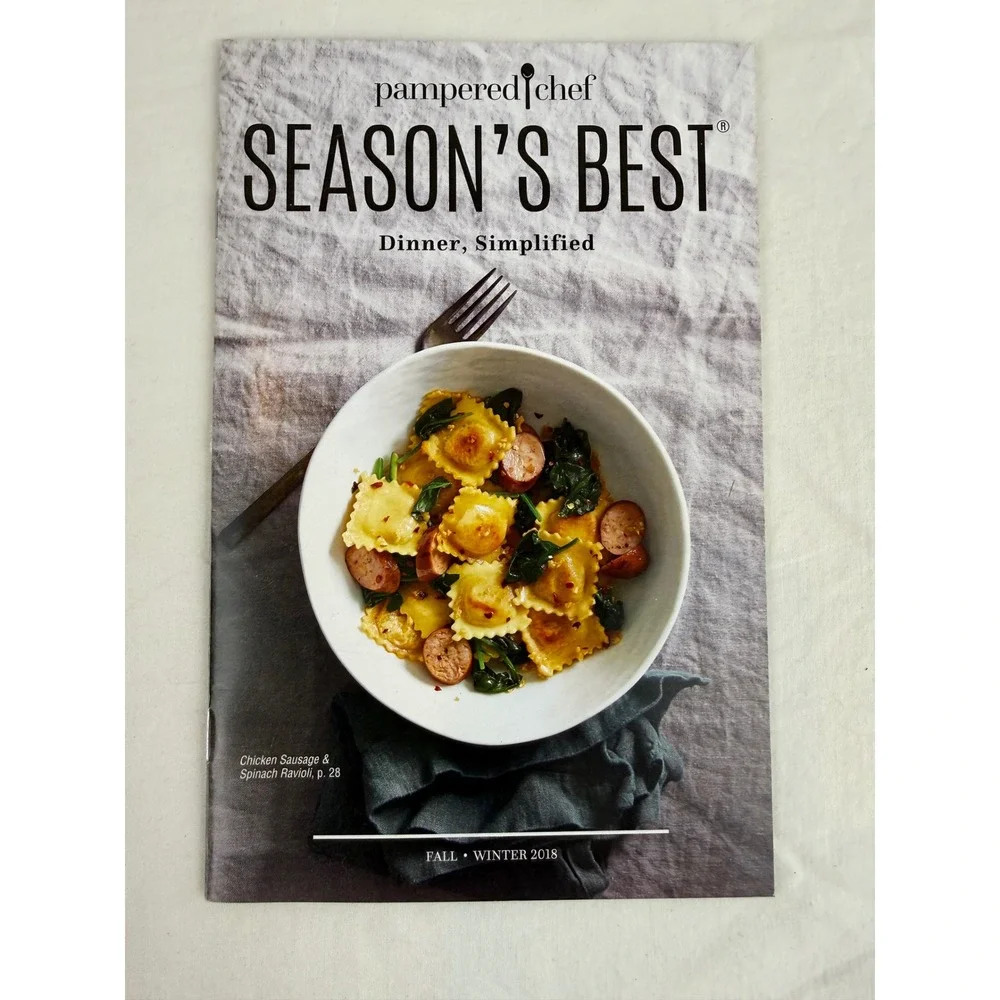 Pampered Chef Seasons Best Recipe Booklets Lot of 5‎ Cookbooks 2015-2020 Mixed